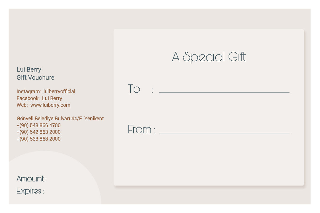Lui Berry Baby, Kids &amp; Concept Store Gift Card - Hediye Çeki