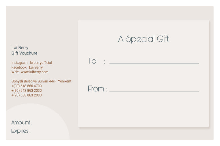 Lui Berry Baby, Kids &amp; Concept Store Gift Card - Hediye Çeki