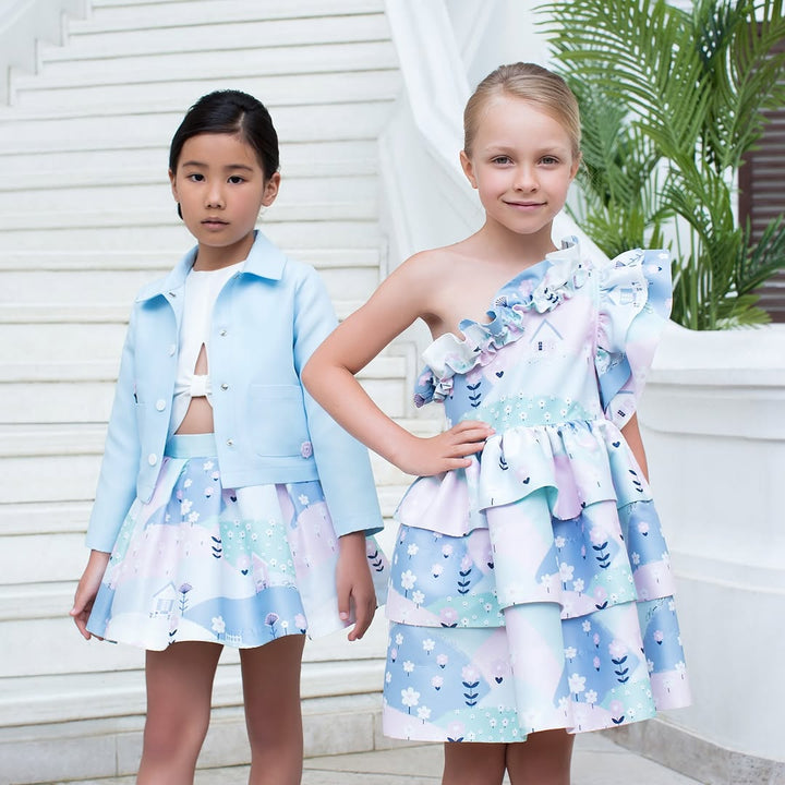 PASTEL GRASSE LAVANDER DRESS