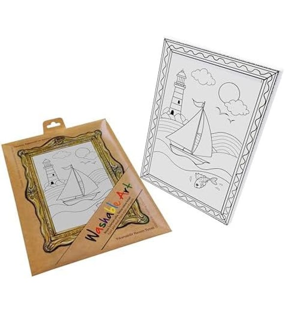 FUNNY MAT WASHABLE ART DENİZ FENERİ