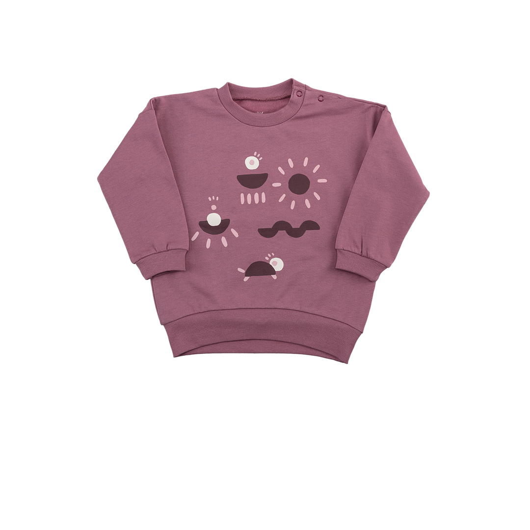 Yucca "Grow" Sweatshirt Pembe