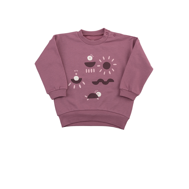 Yucca "Grow" Sweatshirt Pembe