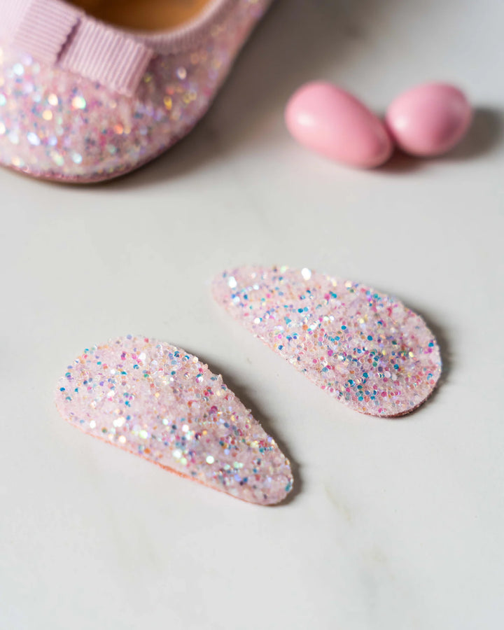 IPOBOMI SPARKLE SNAPS PINK  CLIPS