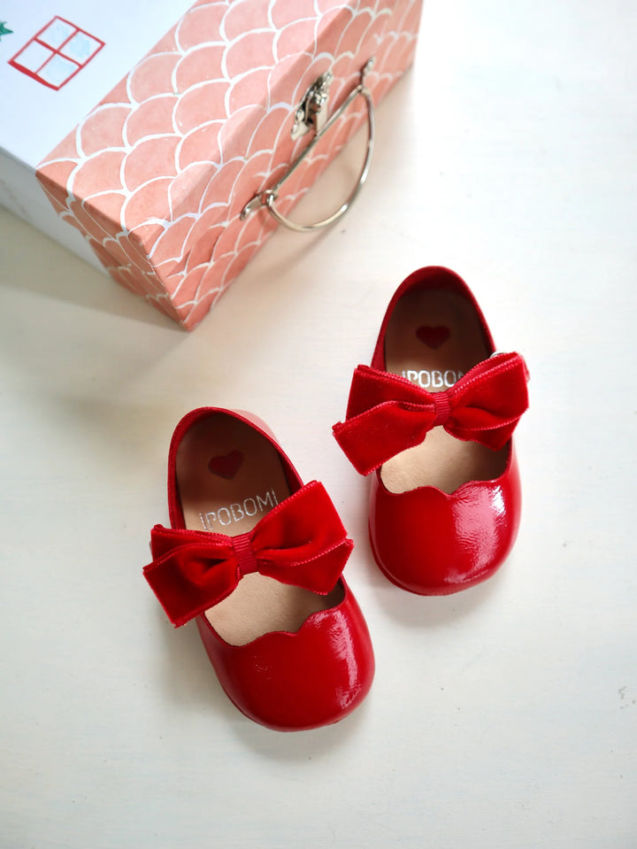 IPOBOMI FLUFFY RED  AYAKKABI