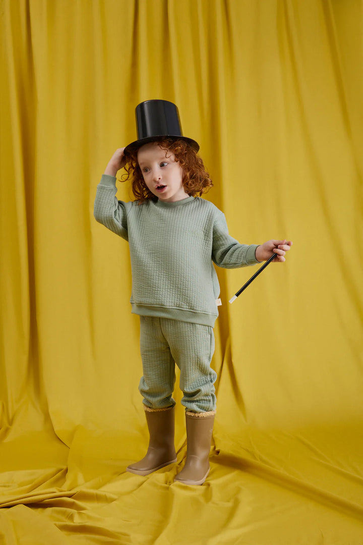 Kapitone Jogger Pantolon - Mint