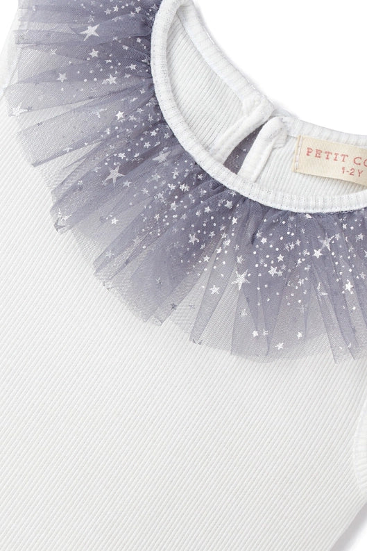 Petit Coral Lilac Stardust Kolsuz Bluz