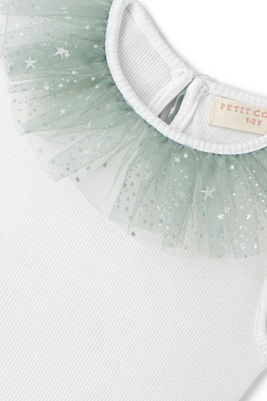 Petit Coral Minty Stardust Kolsuz Bluz