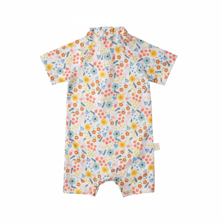 UV Korumalı Bebek Tek Parça Mayo Pretty Floral