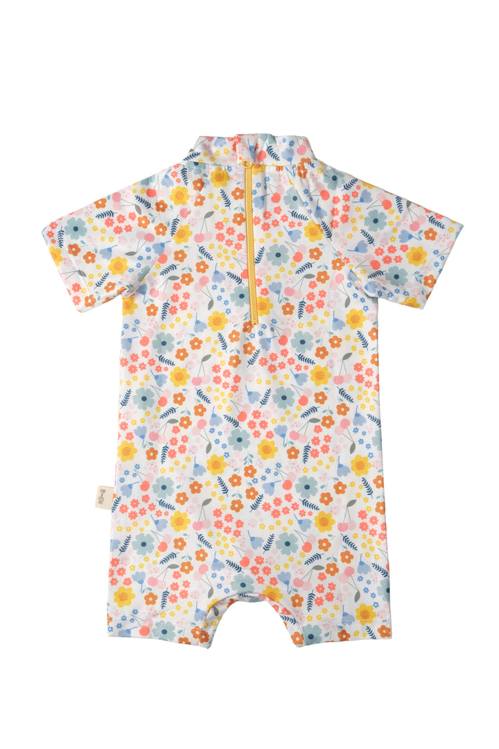 UV Korumalı Bebek Tek Parça Mayo Pretty Floral