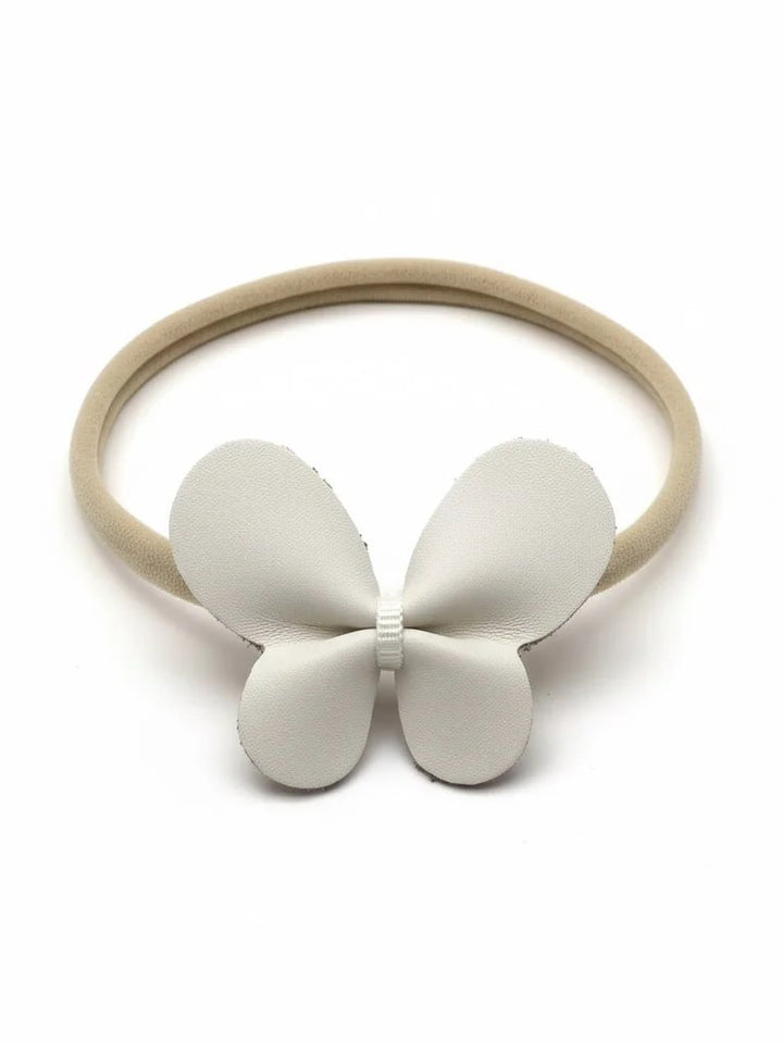 IPOBOMI BUTTERFLY HEADBAND WHITE