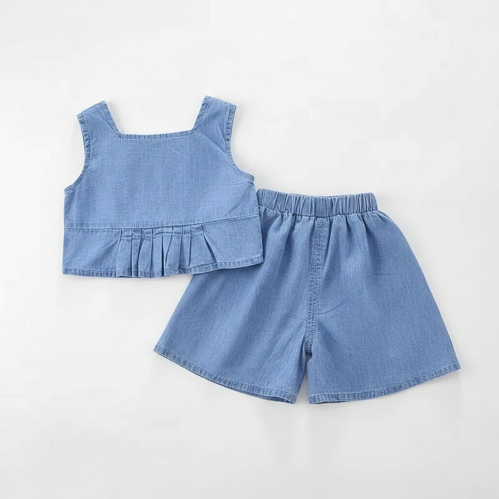 Petits Nobles Bluebell Denim Set