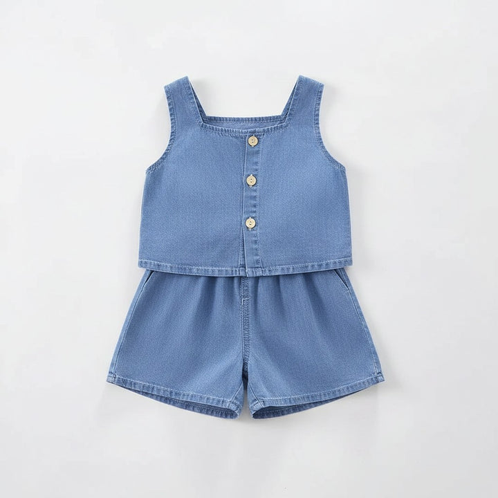 Petits Nobles Bluebell Denim Set