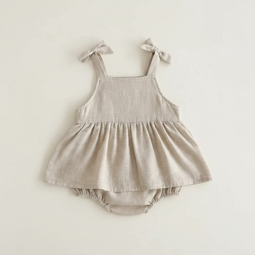Petits Nobles Willow Linen Romper