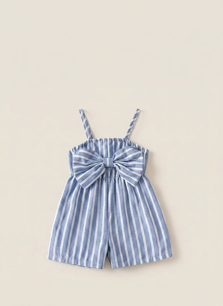 Petits Nobles Skylar Bow Playsuit
