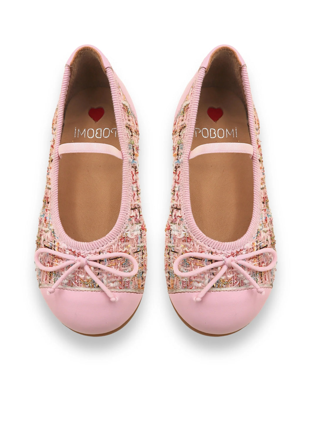 IPOBOMI TWEED PINK AYAKKABI