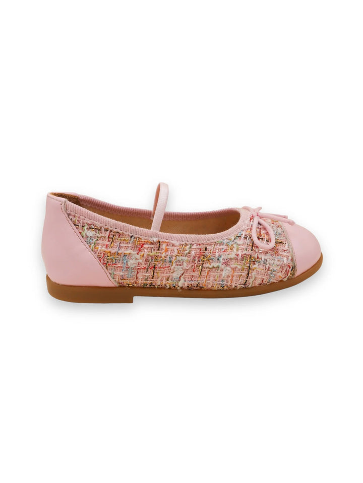 IPOBOMI TWEED PINK AYAKKABI