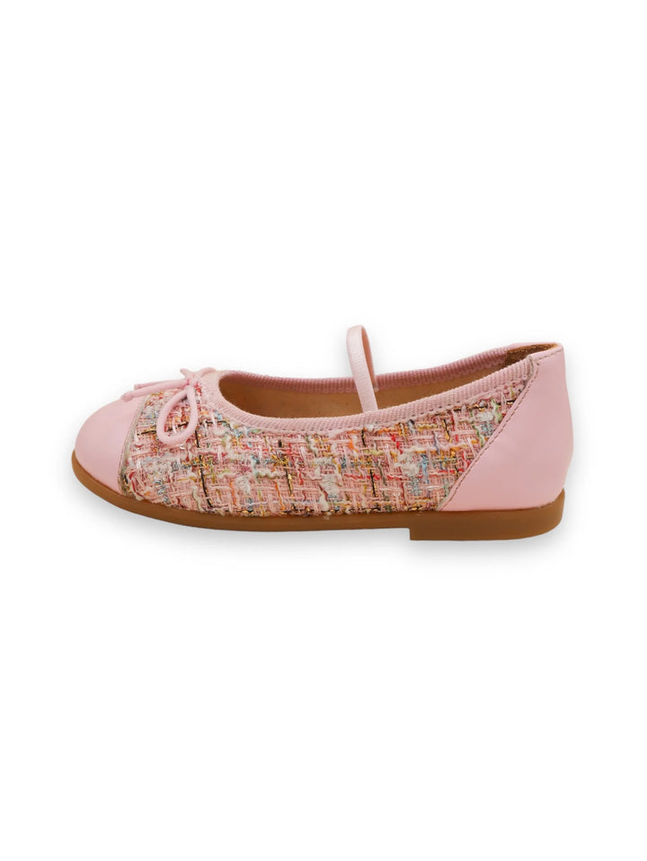 IPOBOMI TWEED PINK AYAKKABI