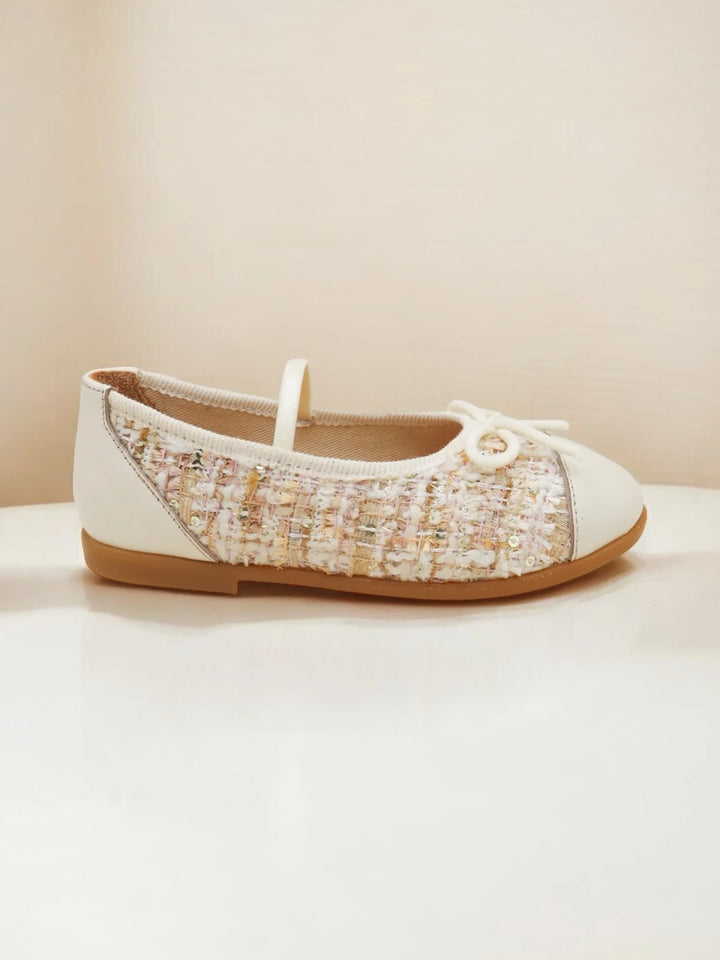 IPOBOMI TWEED BEIGE AYAKKABI