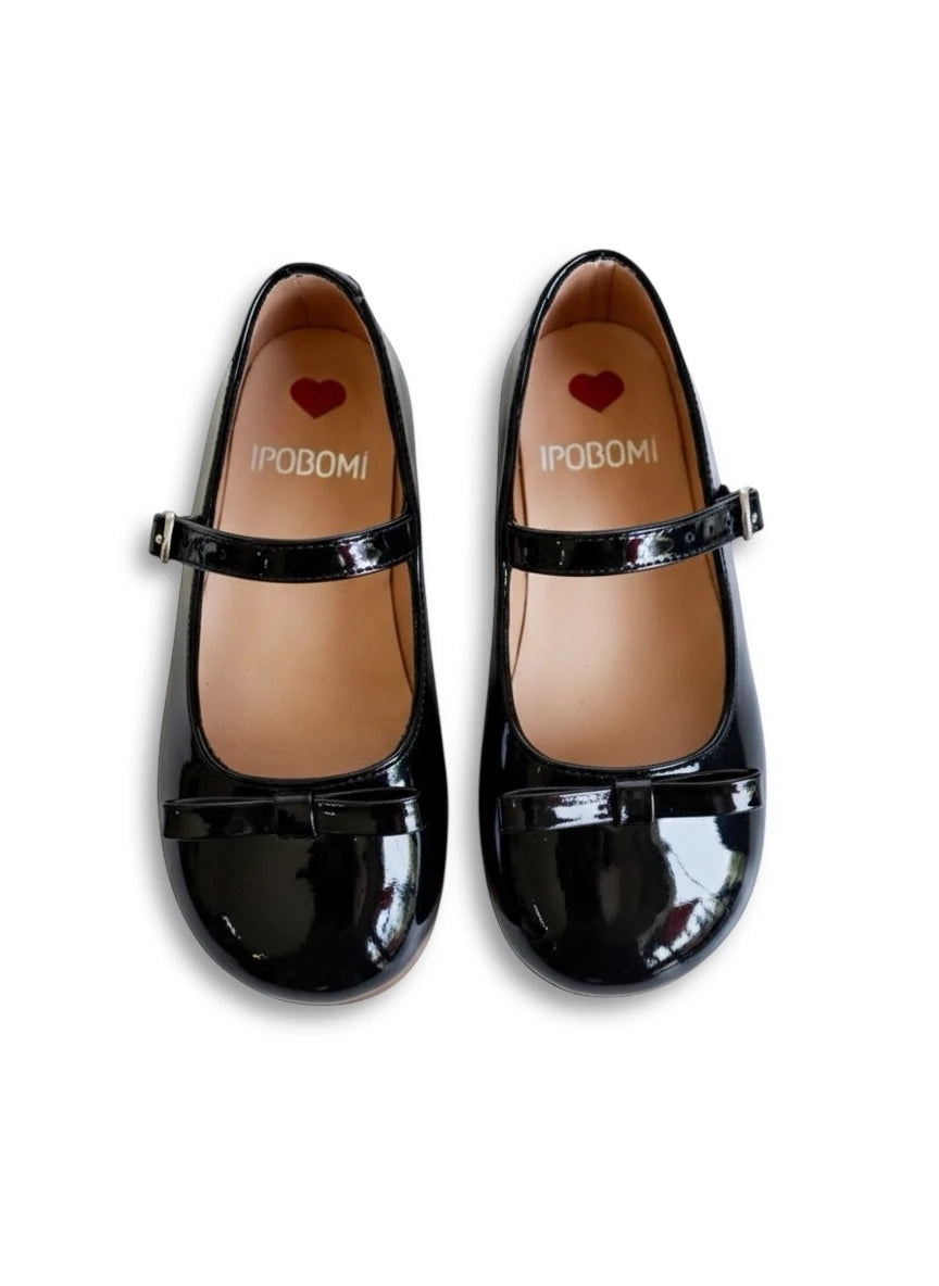 IPOBOMI BALLET BLACK   AYAKKABI