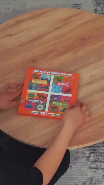 ÖĞRENMEYE İLK ADIM 4 MİNİK KARTON KİTAP