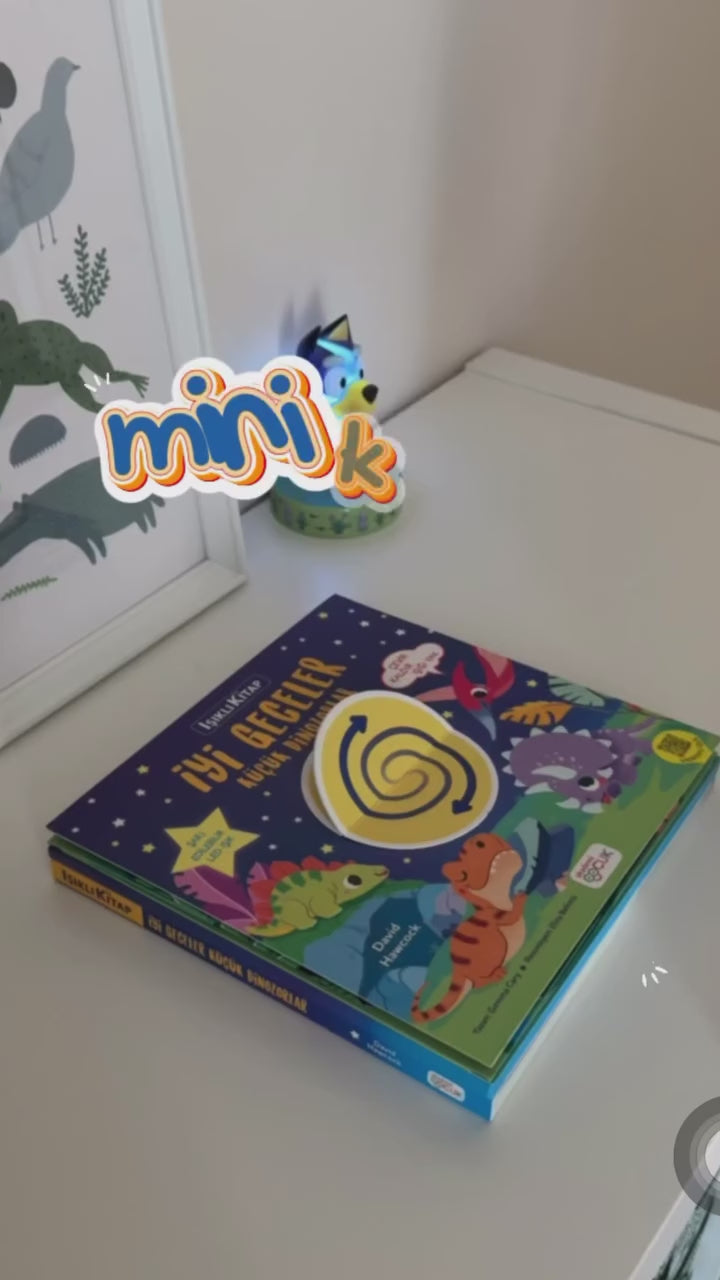 AKADEMİ ÇOCUK ISIKLI KITAP IYI GECELER KÜÇÜK DINAZORLAR