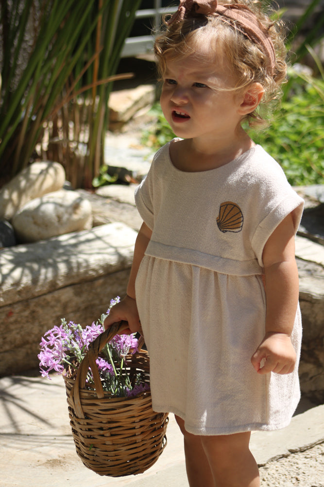 ORGANIC SAND "SHELL" DRESS
