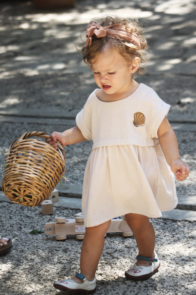 ORGANIC SAND "SHELL" DRESS