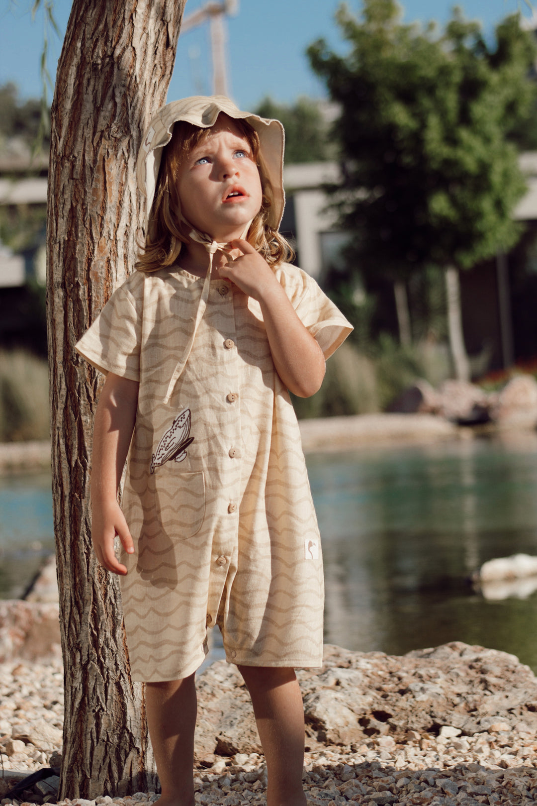 MARZIPAN ‘WAVES’ ROMPER