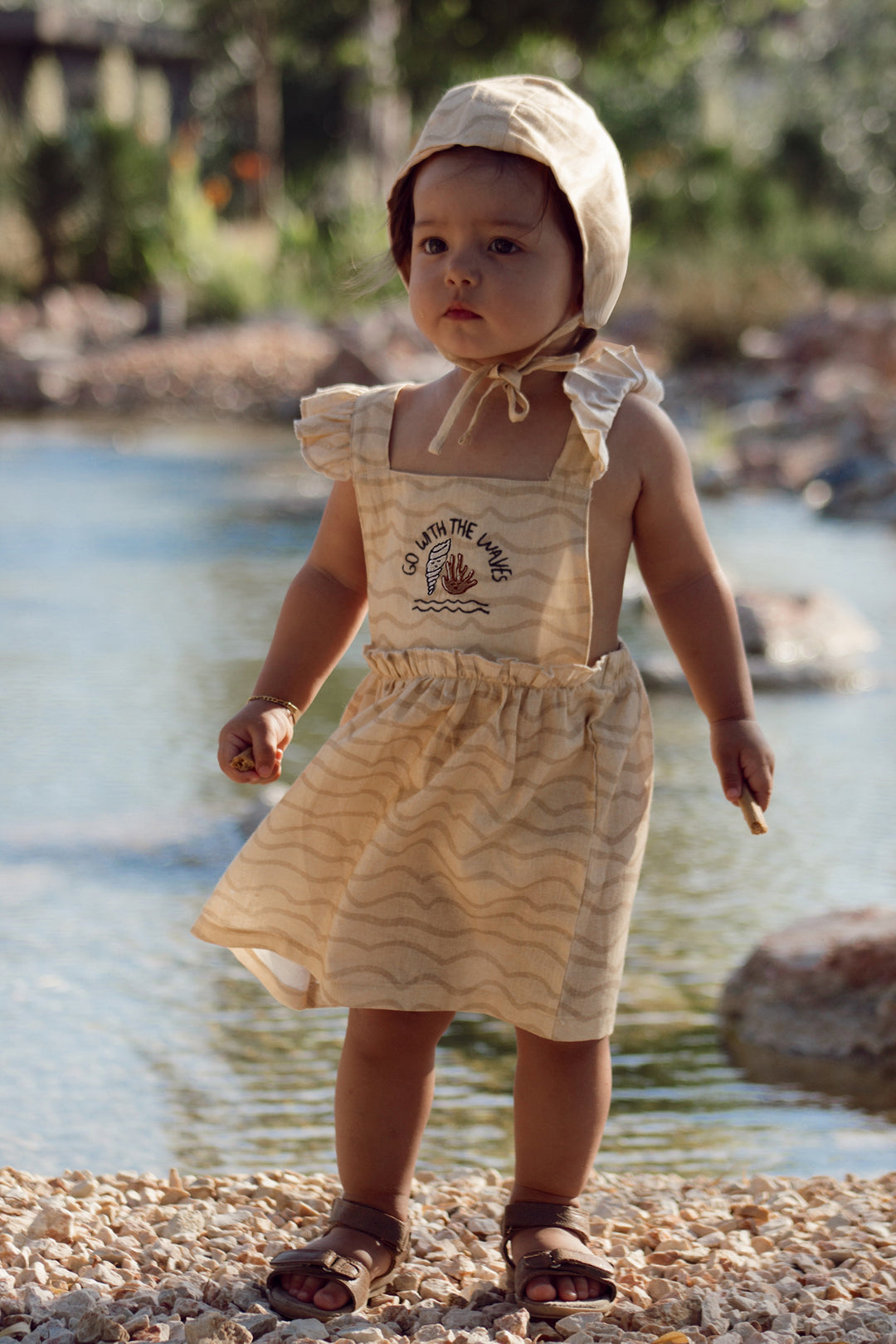 MARZIPAN ‘WAVES’ DRESS
