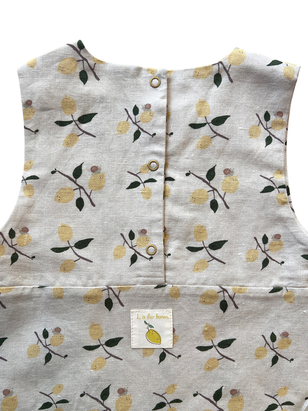 Auntie Me ‘Lemons with Snails’ Jumpsuit 100% organic cotton - certified