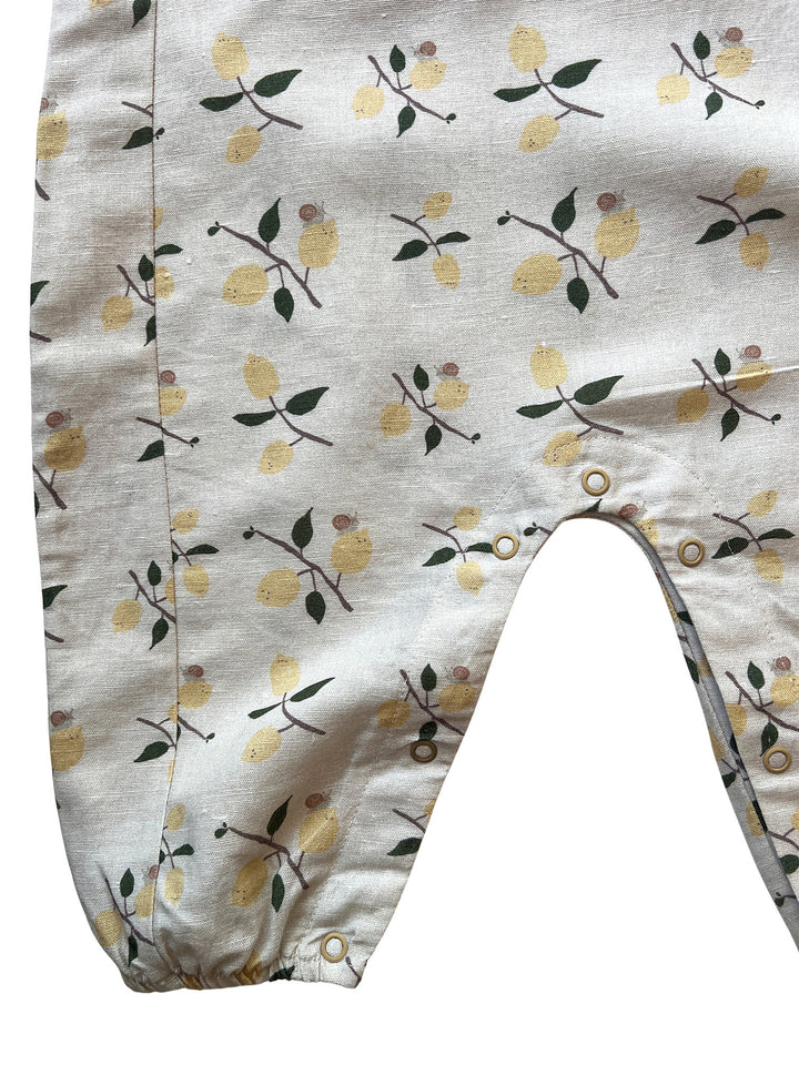 Auntie Me ‘Lemons with Snails’ Jumpsuit 100% organic cotton - certified