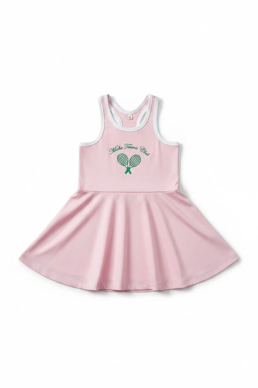 Miela Kids Tennis Club  Kız Çocuk Tenis Elbisesi Candy Pink
