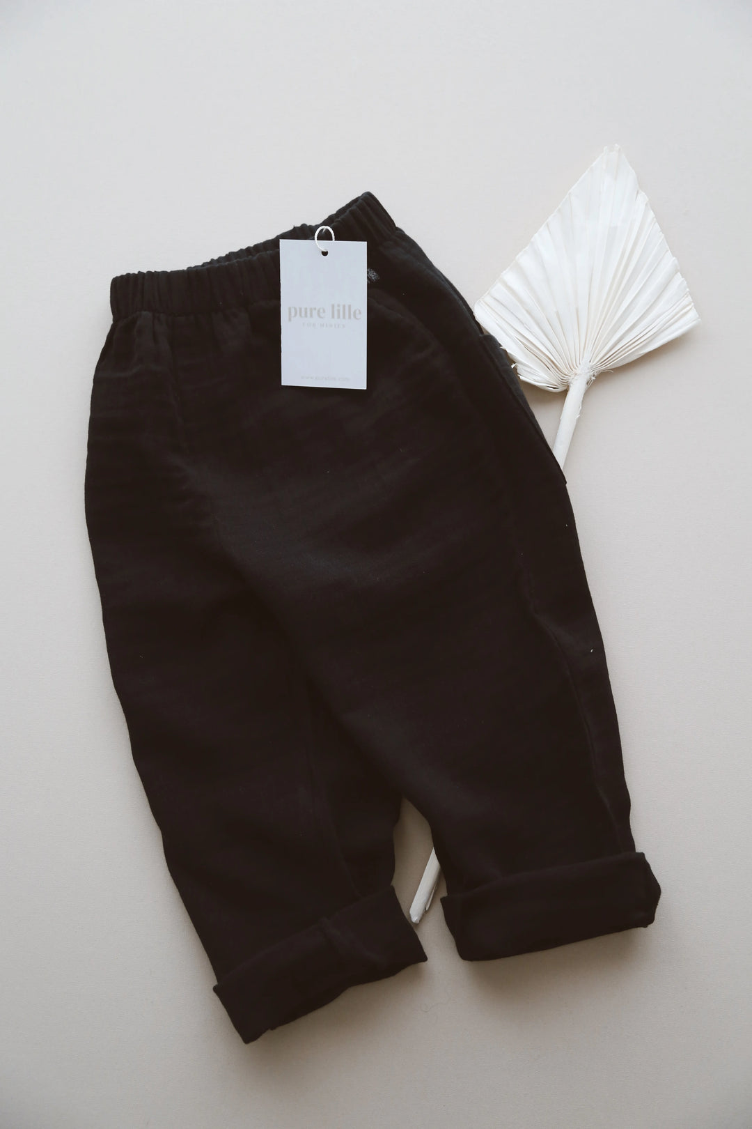 MUSLIN PANTS SİYAH