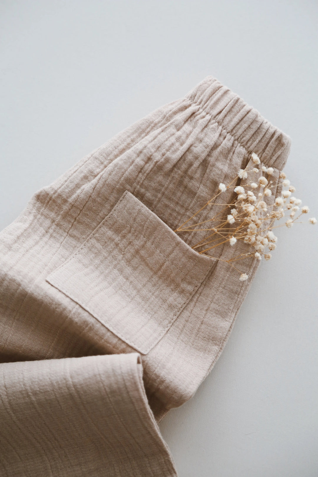 MUSLIN PANTS BEJ
