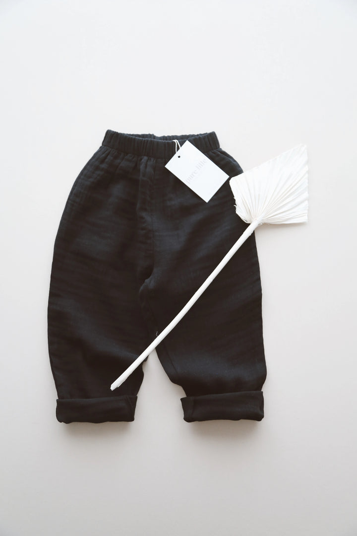 MUSLIN PANTS SİYAH