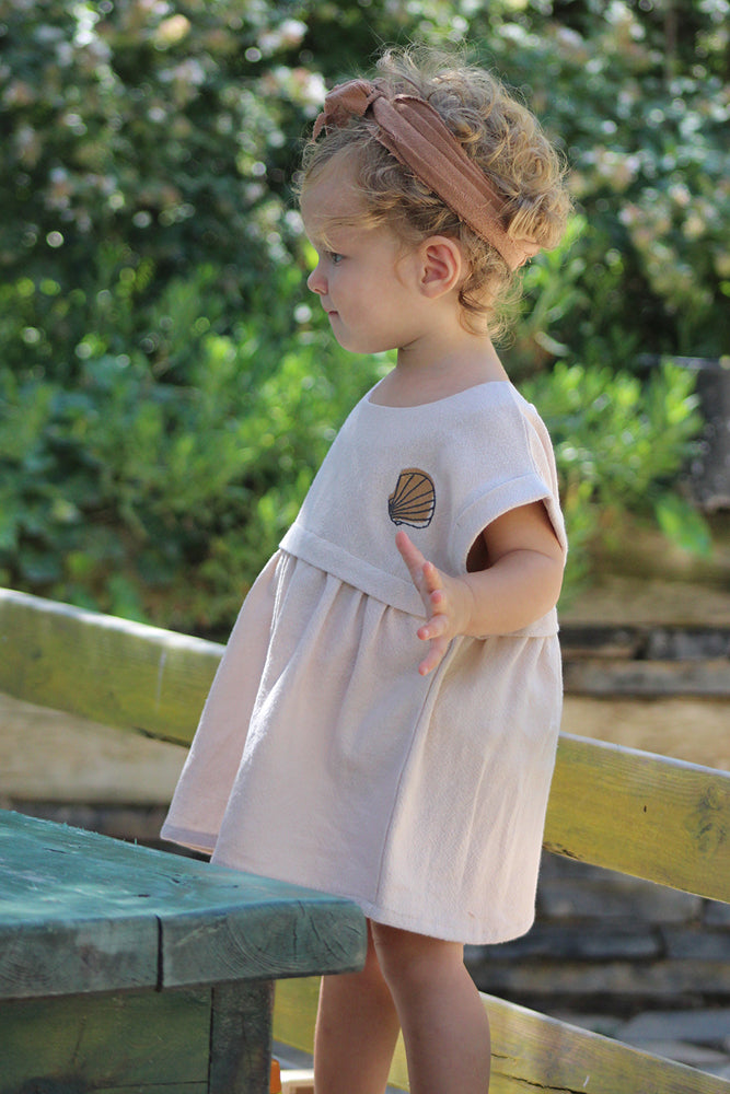 ORGANIC SAND "SHELL" DRESS