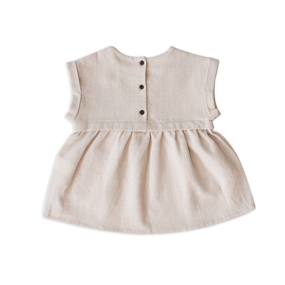 ORGANIC SAND "SHELL" DRESS