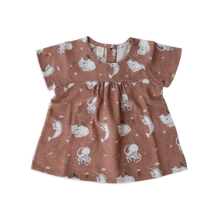 ORGANIC CAMEL "REACH FOR THE SKY" DRESS